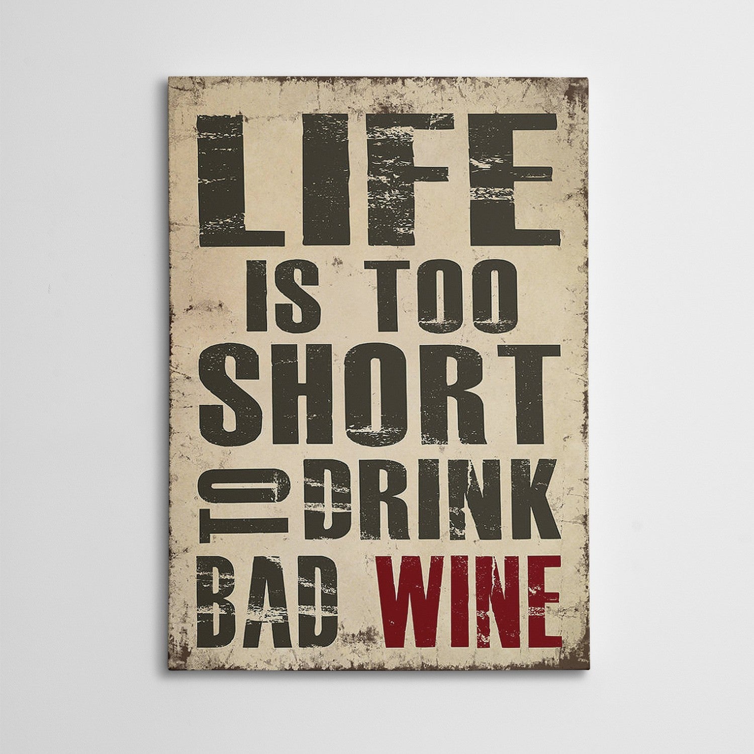 Quadro decorativo em tela – 50 x 70 cm – moldura de madeira – poliéster e algodão