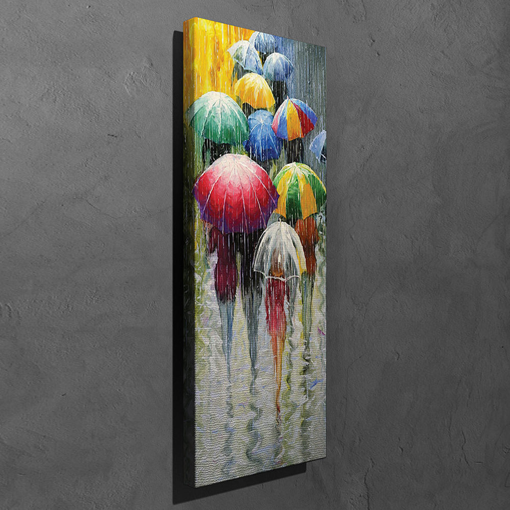 Pintura decorativa em tela – 30 x 80 cm – 100% tela – moldura 100% madeira
