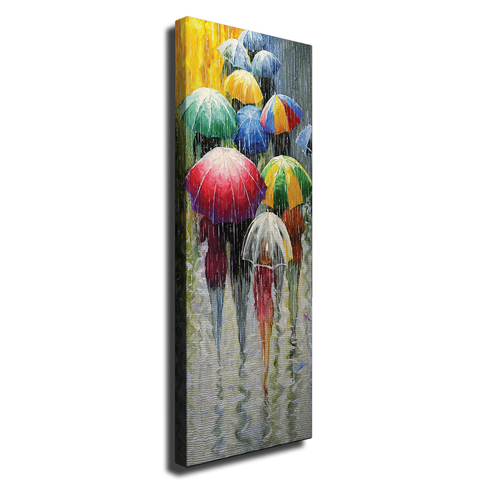 Pintura decorativa em tela – 30 x 80 cm – 100% tela – moldura 100% madeira