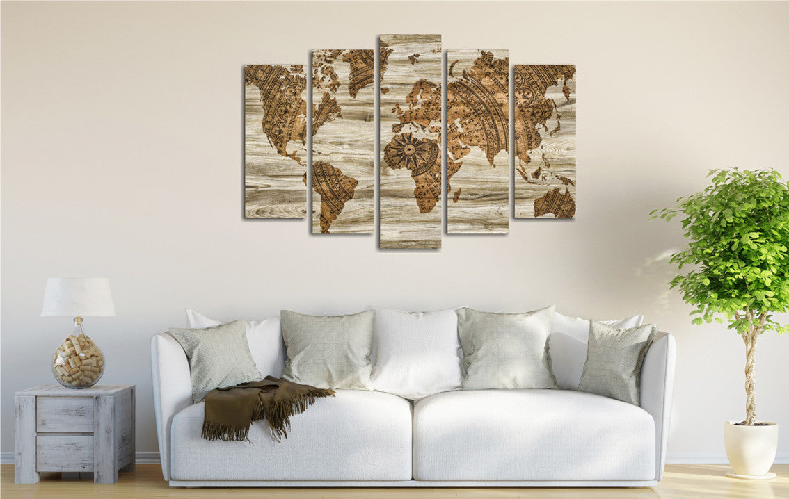 Pintura decorativa em tela – 105 x 70 cm – 100% tela – 100% madeira