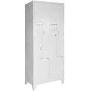 Armário de Armazenamento com Locker – 79cm x 185cm x 40cm – Cinza Claro – Aço