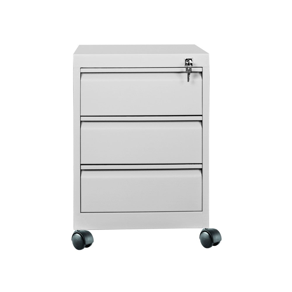 Armário de Armazenamento – 50 cm x 40 cm x 57 cm – Cinza Claro – Aço