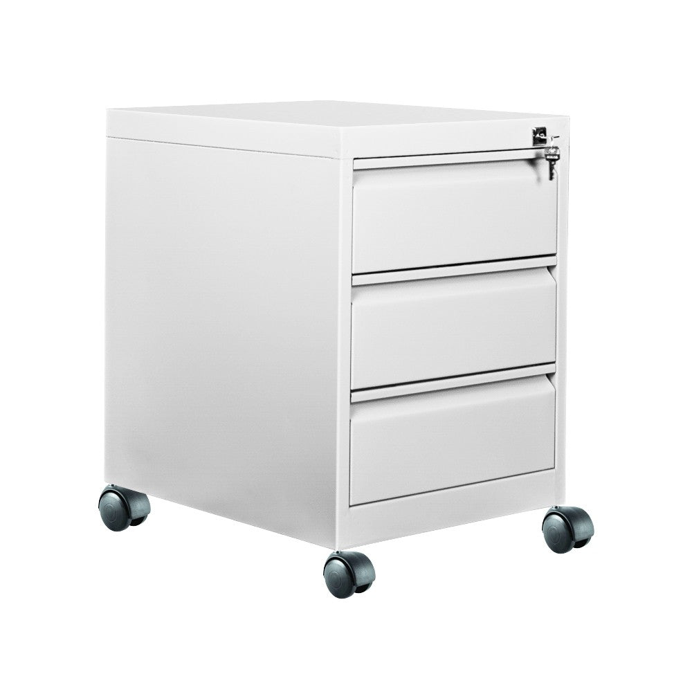 Armário de Armazenamento – 50 cm x 40 cm x 57 cm – Cinza Claro – Aço