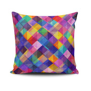 Capa de almofada – 43 x 43 cm – Multicolorido – Algodão e poliéster