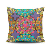 Capa de almofada – 43 x 43 cm – Multicolorido – Algodão/Poliéster