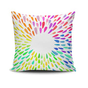 Capa de Almofada – 43 x 43 cm – Multicolorido – Algodão e Poliéster