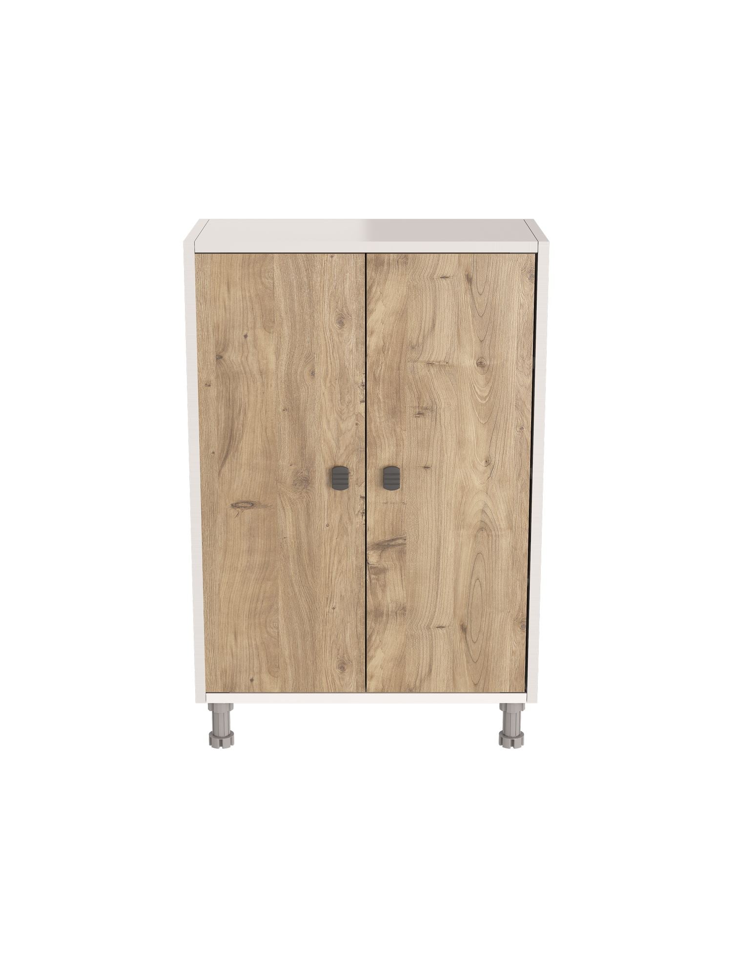 Armário Multiuso – 59cm x 91cm x 30cm – Pinheiro Atlântico e Branco – MDF