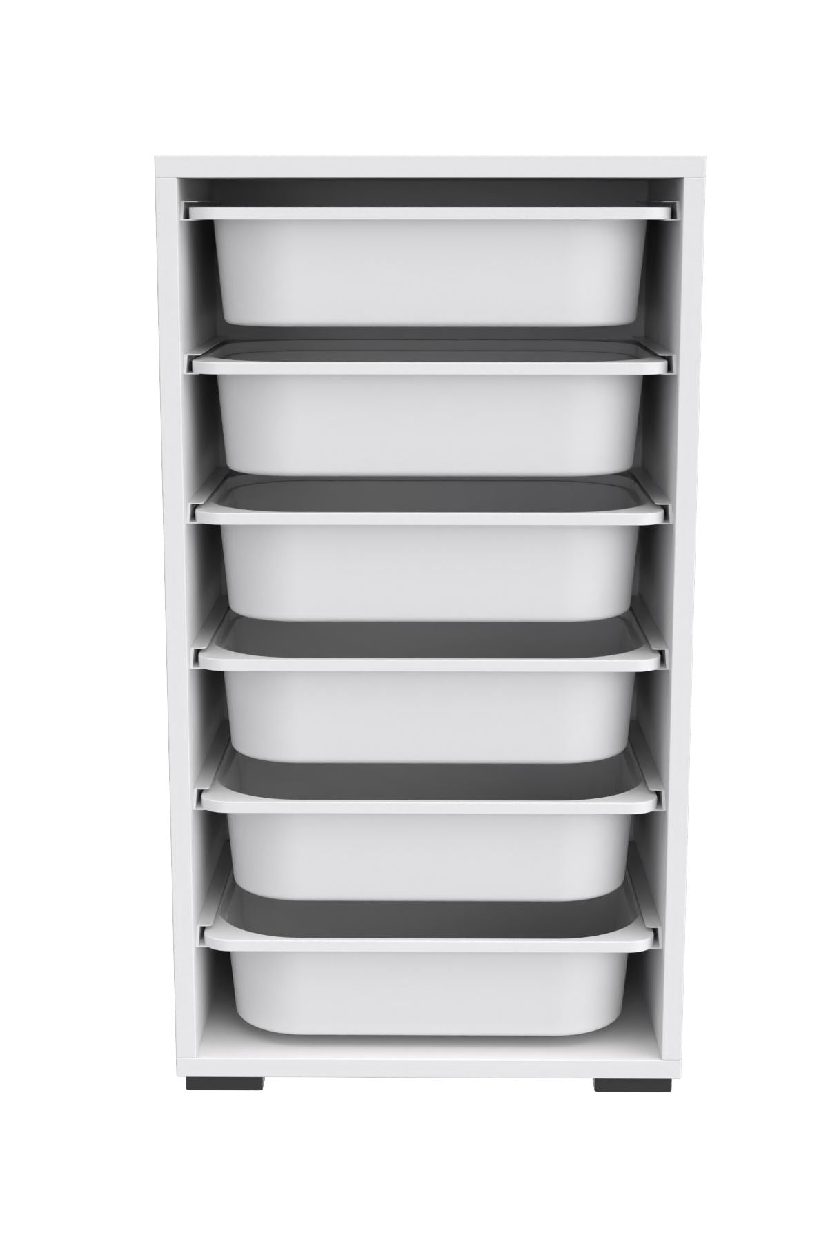 Armário Multiuso – 45,5 cm x 83 cm x 30 cm – Branco – MDF