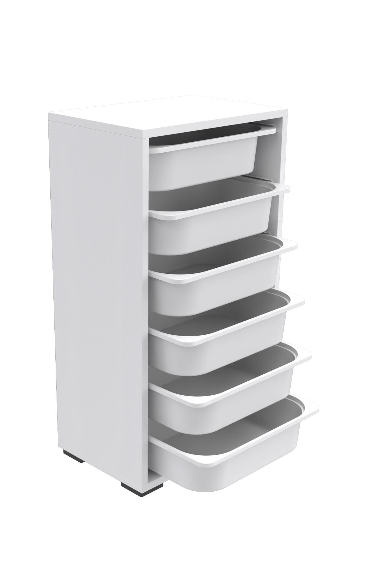 Armário Multiuso – 45,5 cm x 83 cm x 30 cm – Branco – MDF