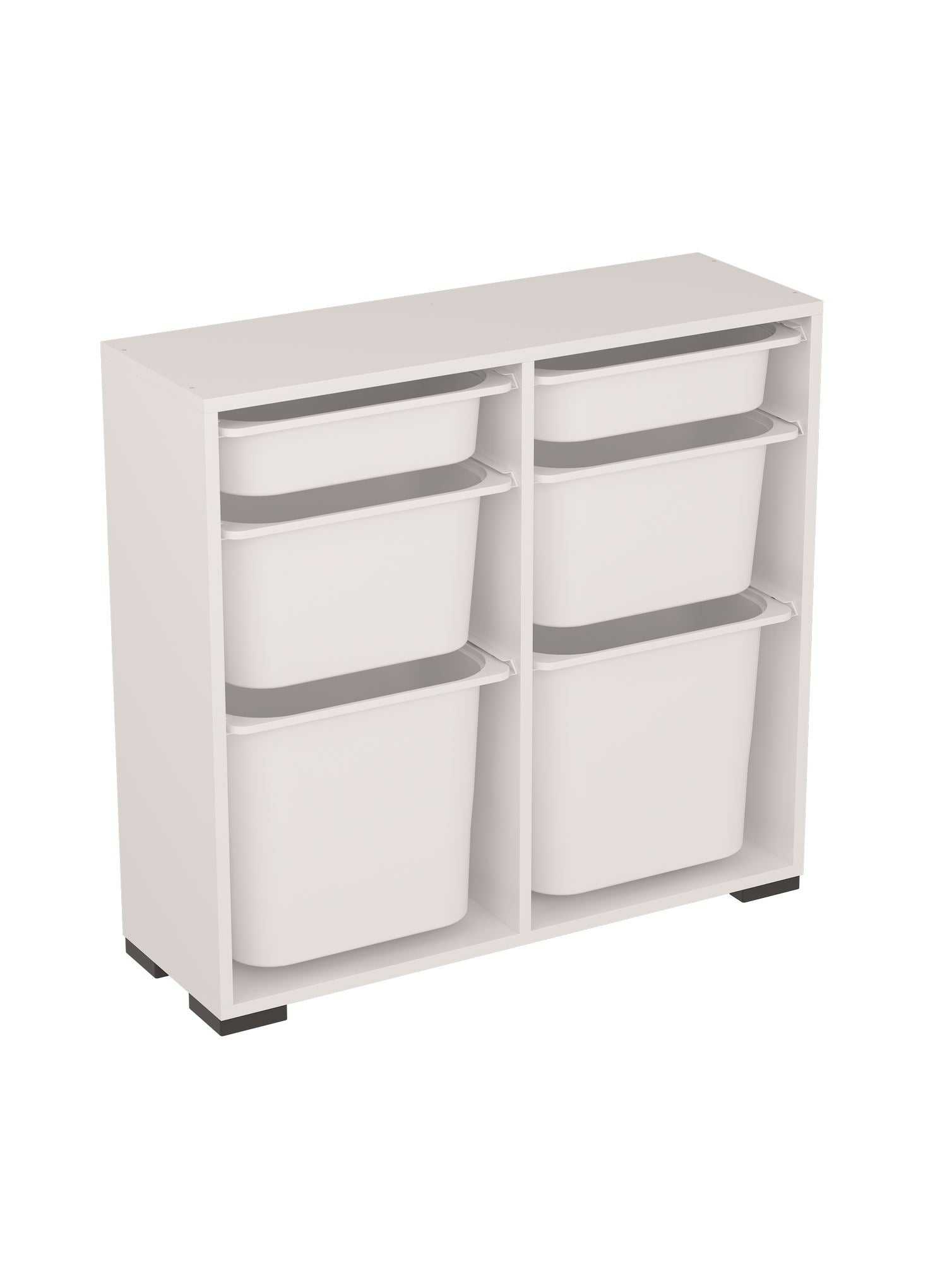 Armário Multiuso – 90cm x 84cm x 30cm – Branco – MDF revestido de melamina