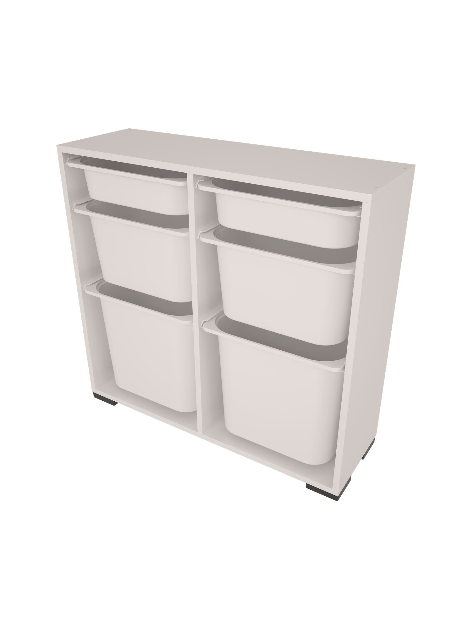 Armário Multiuso – 90cm x 84cm x 30cm – Branco – MDF revestido de melamina