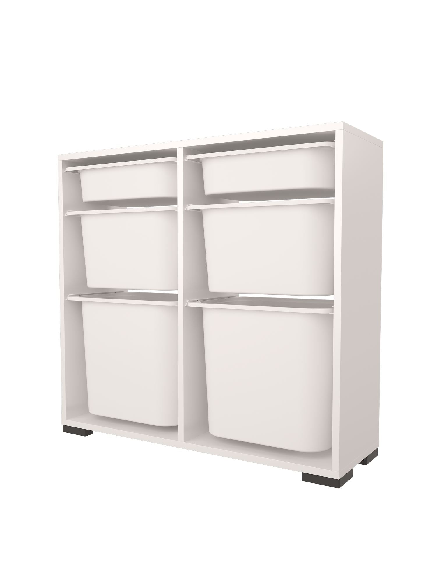 Armário Multiuso – 90cm x 84cm x 30cm – Branco – MDF revestido de melamina