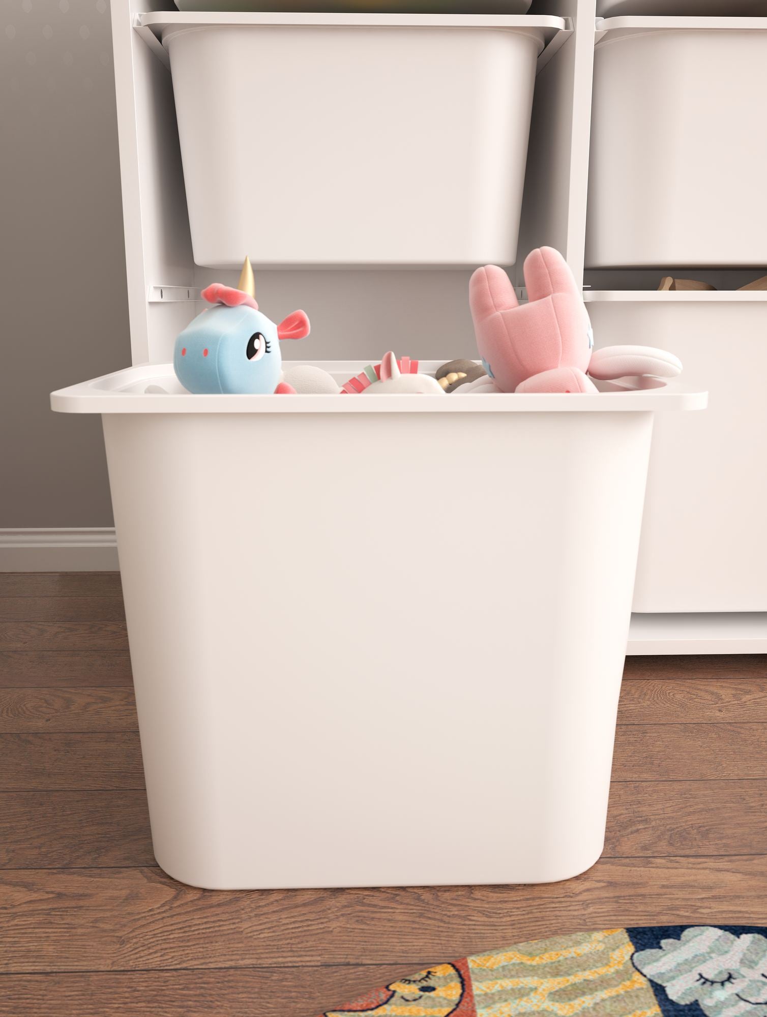 Armário Multiuso – 90cm x 84cm x 30cm – Branco – MDF revestido de melamina