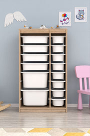 Armário Multiuso – 69 cm x 112,2 cm x 29,6 cm – Branco Sonomo – MDF