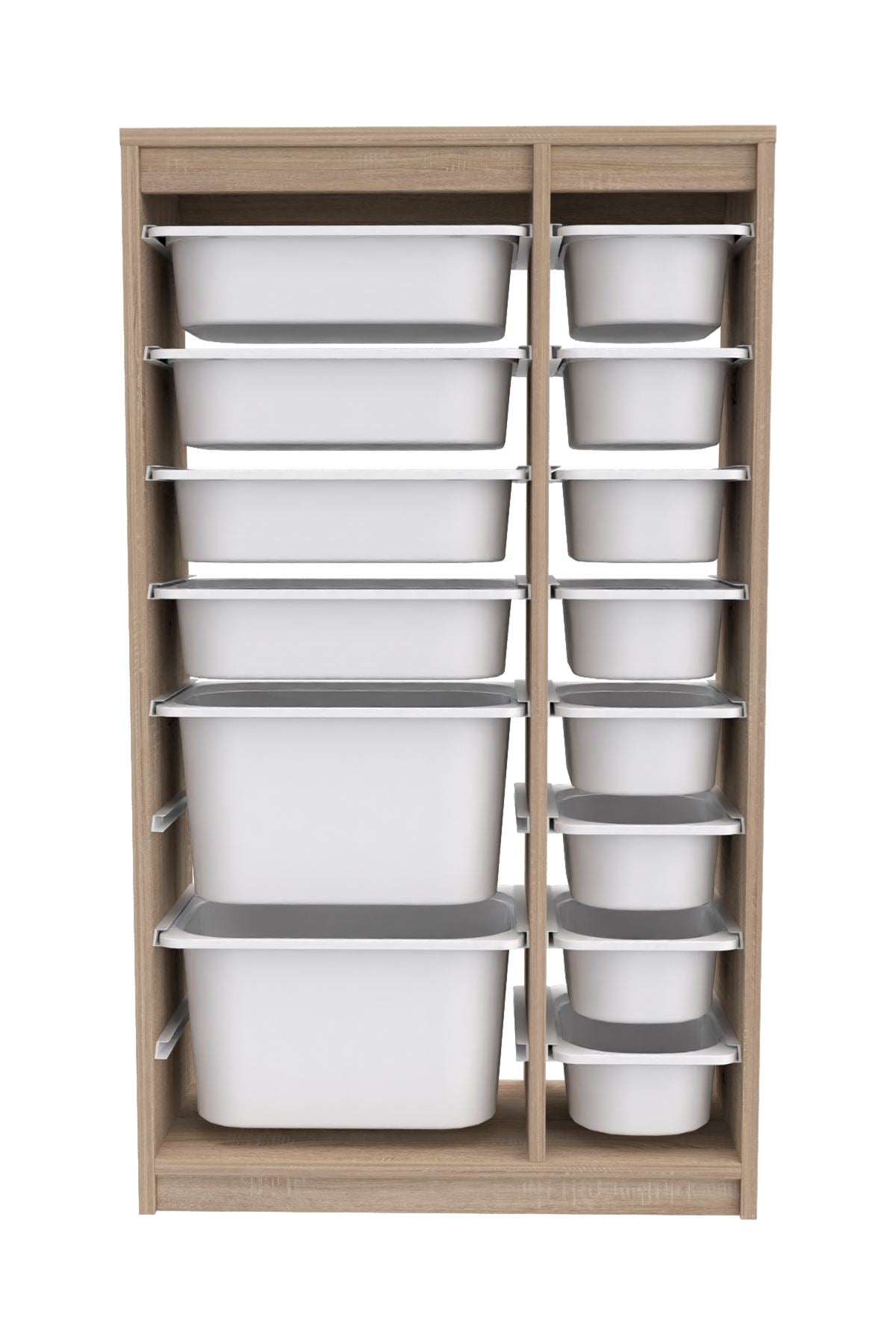 Armário Multiuso – 69 cm x 112,2 cm x 29,6 cm – Branco Sonomo – MDF