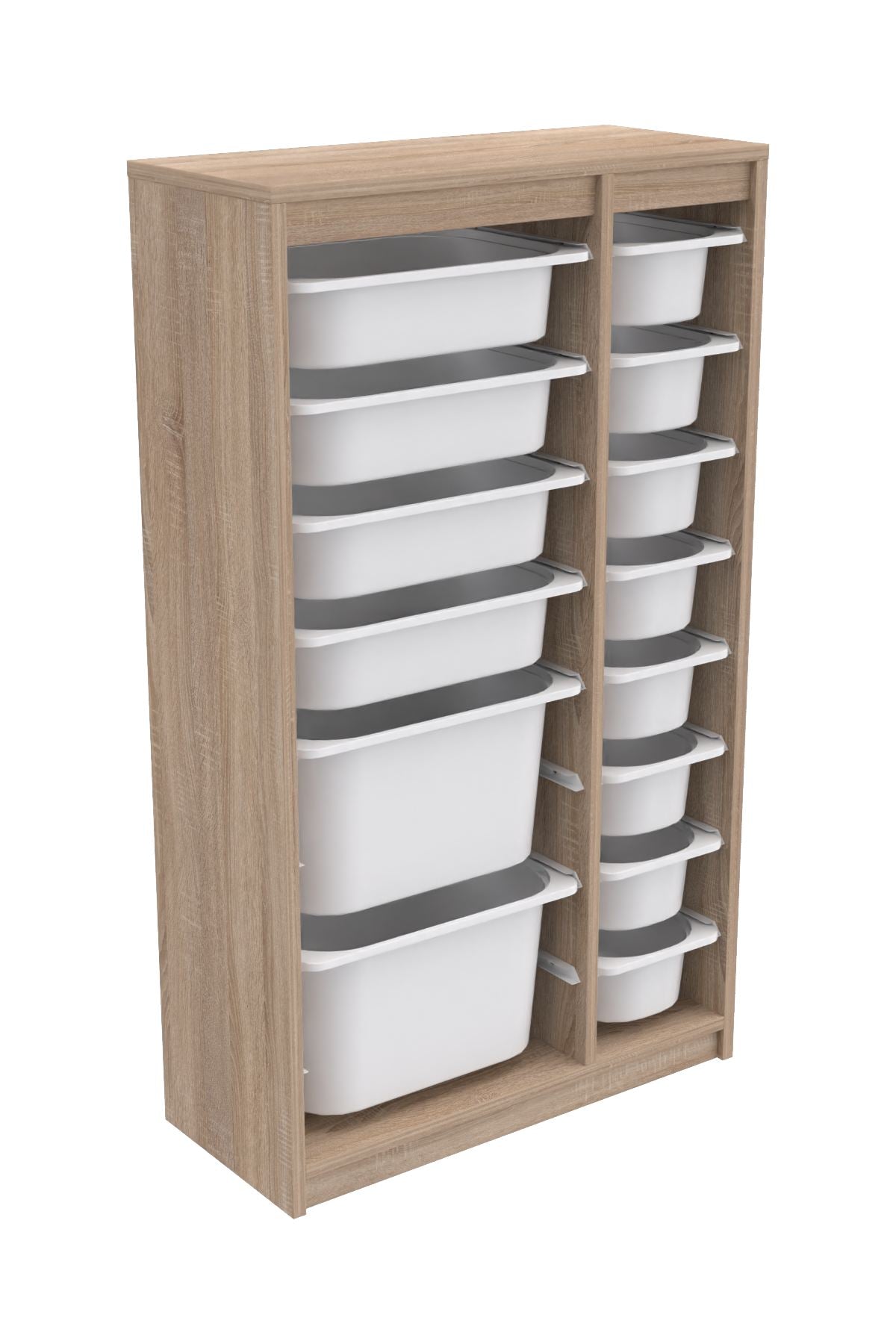 Armário Multiuso – 69 cm x 112,2 cm x 29,6 cm – Branco Sonomo – MDF