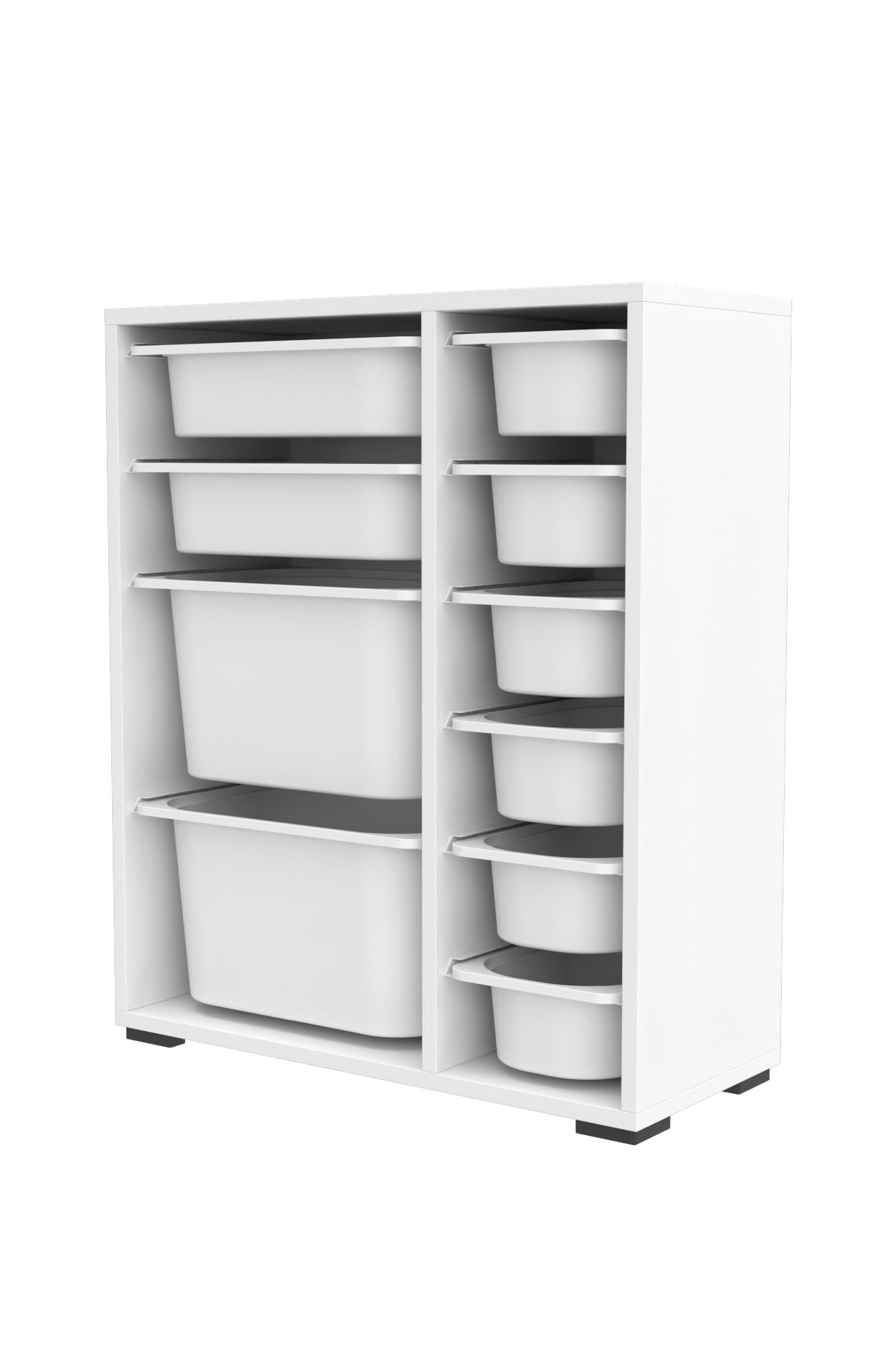 Armário multiuso – 69,5 cm x 83 cm x 30 cm – Branco – MDF