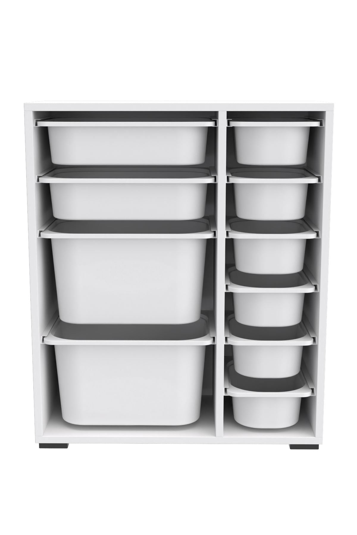 Armário multiuso – 69,5 cm x 83 cm x 30 cm – Branco – MDF