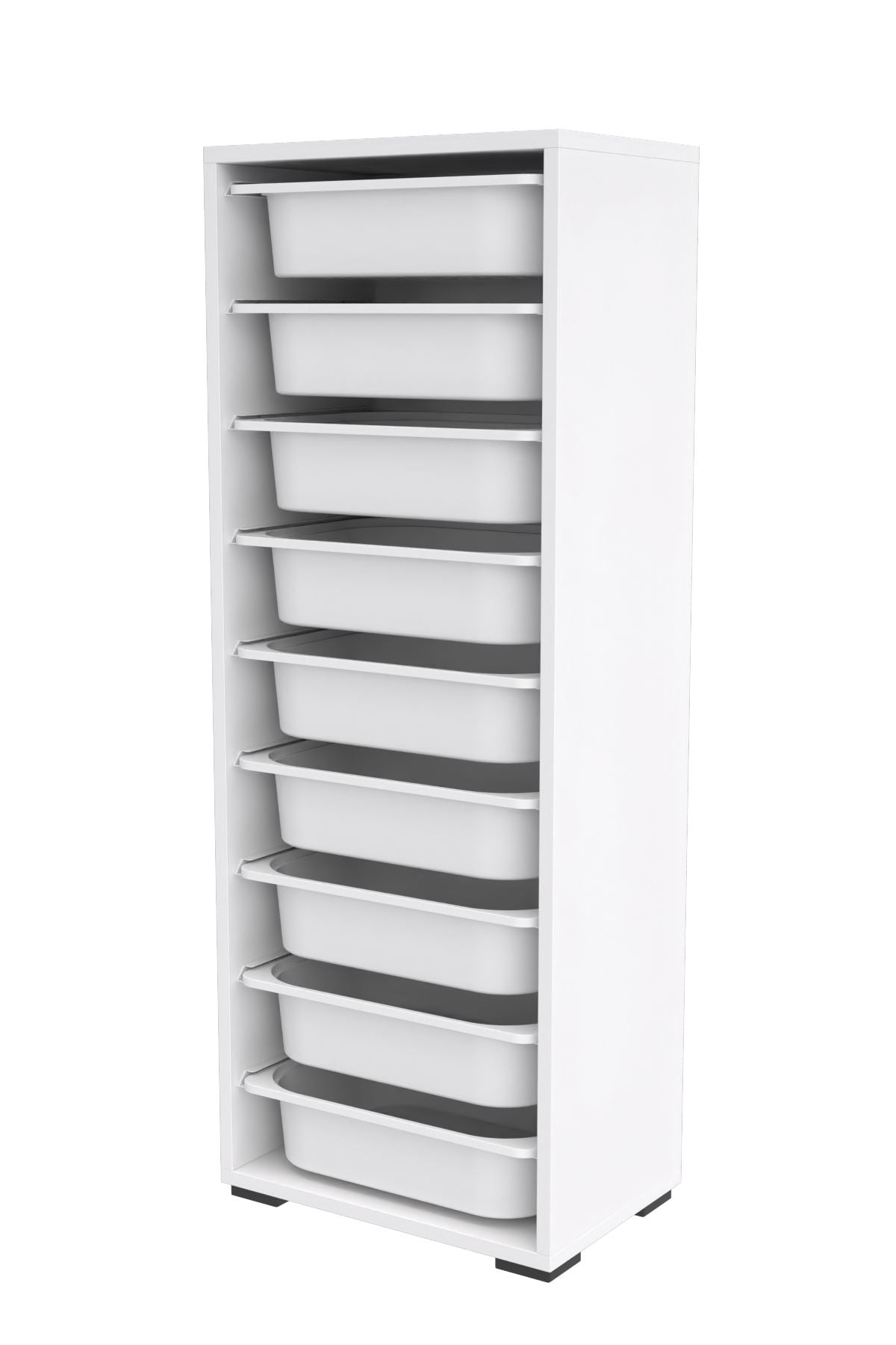 Armário Multiuso – 45,5cm x 122cm x 30cm – Branco – MDF