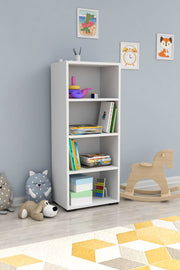 Estante de livros – 45,5x109x30 cm – Branca – MDF