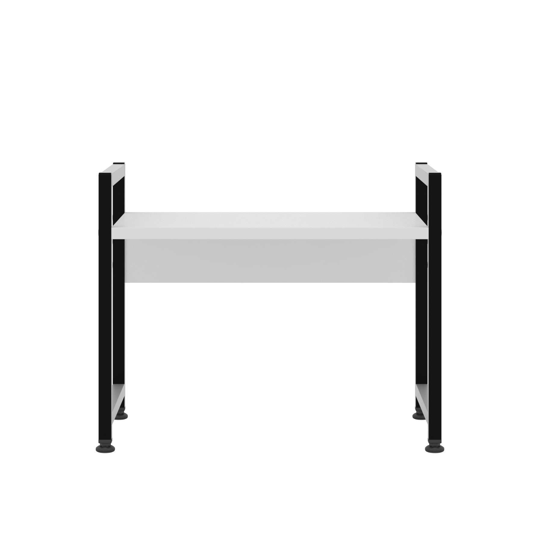 Prateleira de cozinha – 53cm x 41cm x 35cm – Branco e Preto – MDF