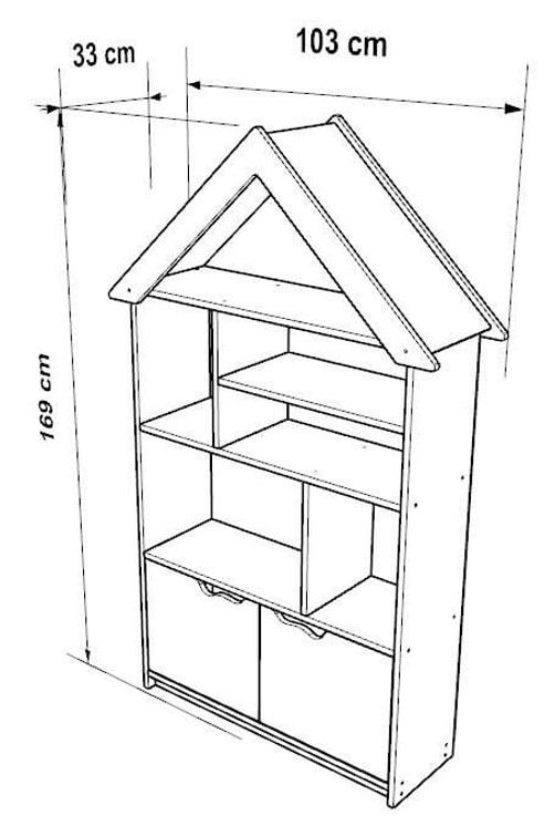 Estante de livros-Masal-Branco