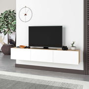 Mesa TV Sapphire Oak 180cm - Suporte Robusto 20kg com Revestimento Melamina Premium