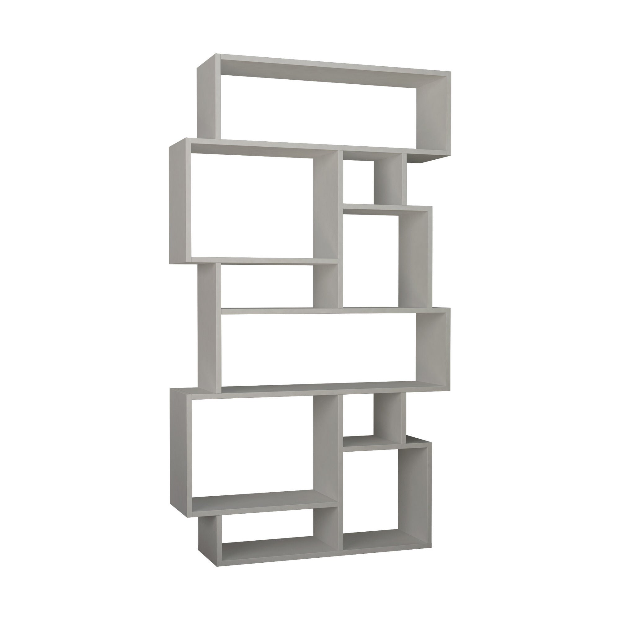 Estante moderna – 96 x 168,5 x 25,5 cm – branca – painel de partículas revestido de melamina