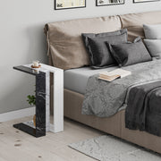 Mesa de Apoio Branca Compacta - Revestimento Melamina 100% - 30x57x40cm - Resistente e Elegante