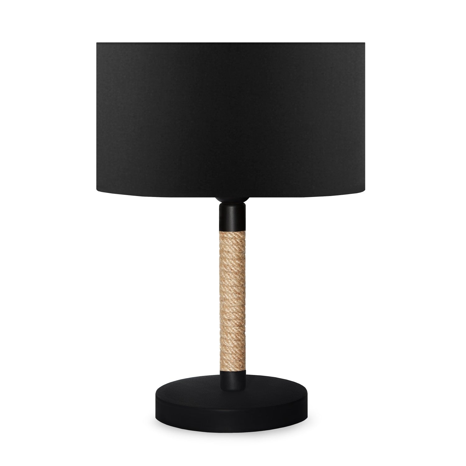 Conjunto de Candeeiros de Mesa – 37 cm – Preto – PVC com metal