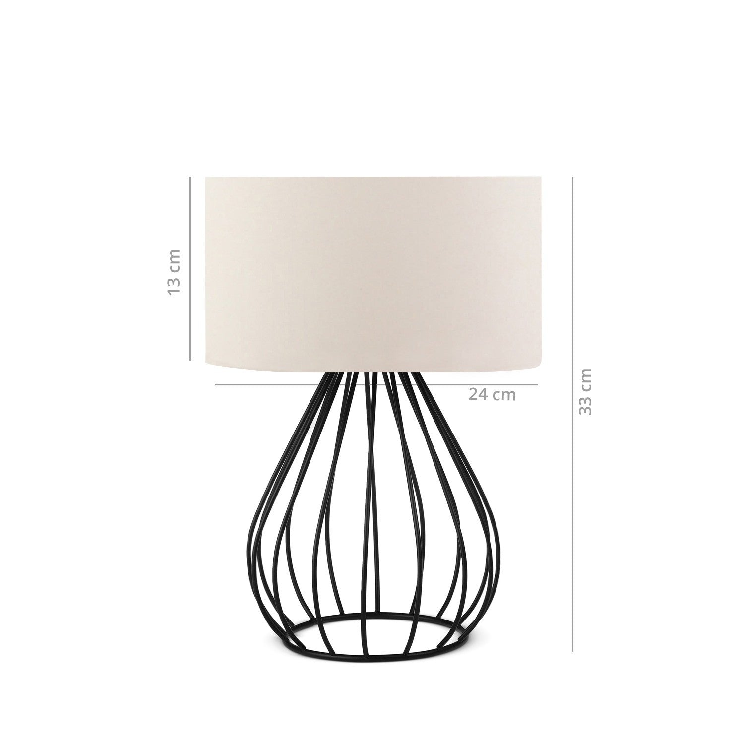 Candeeiro de mesa-AYD - 2516-Creme