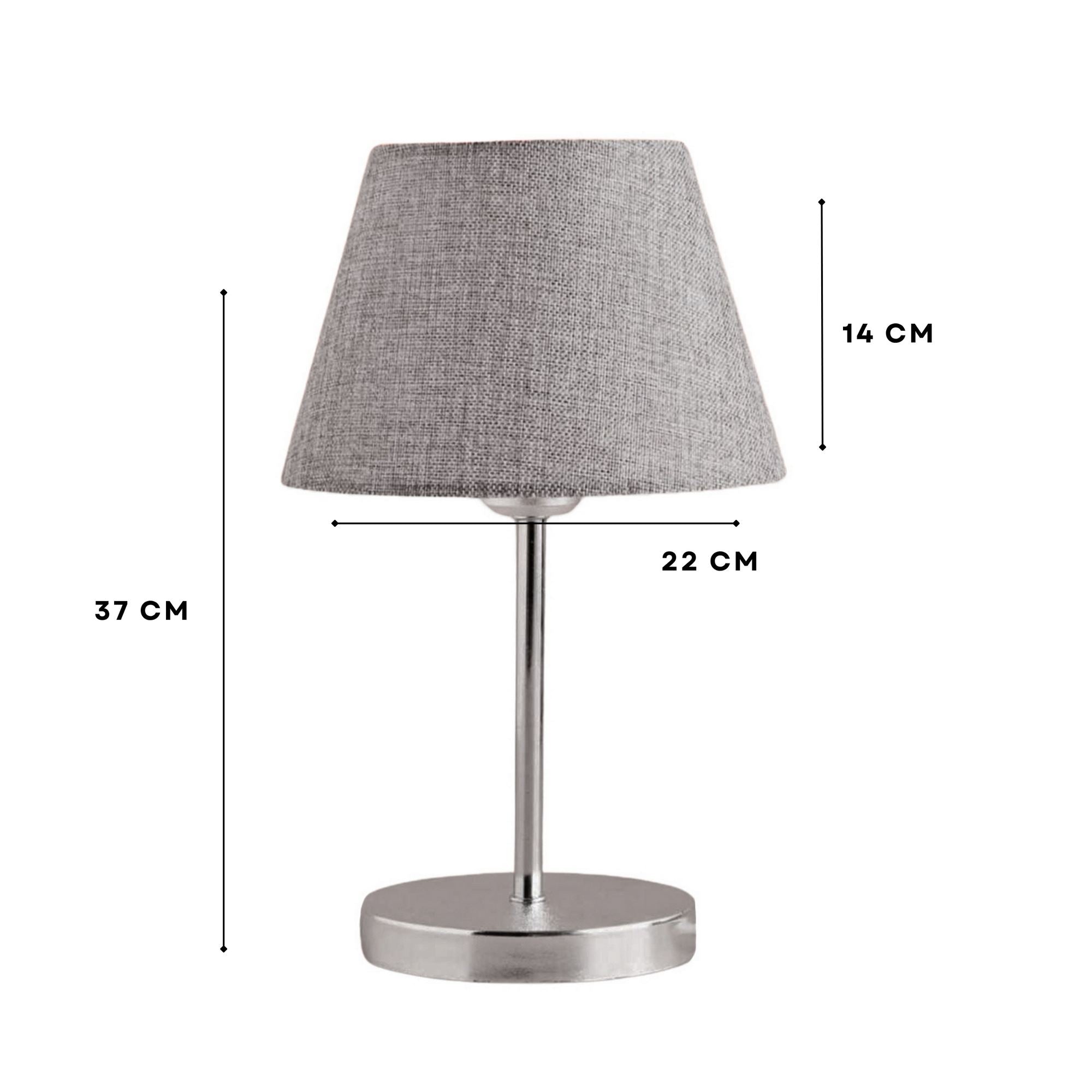 Candeeiro de mesa-AYD-3402-Cinza