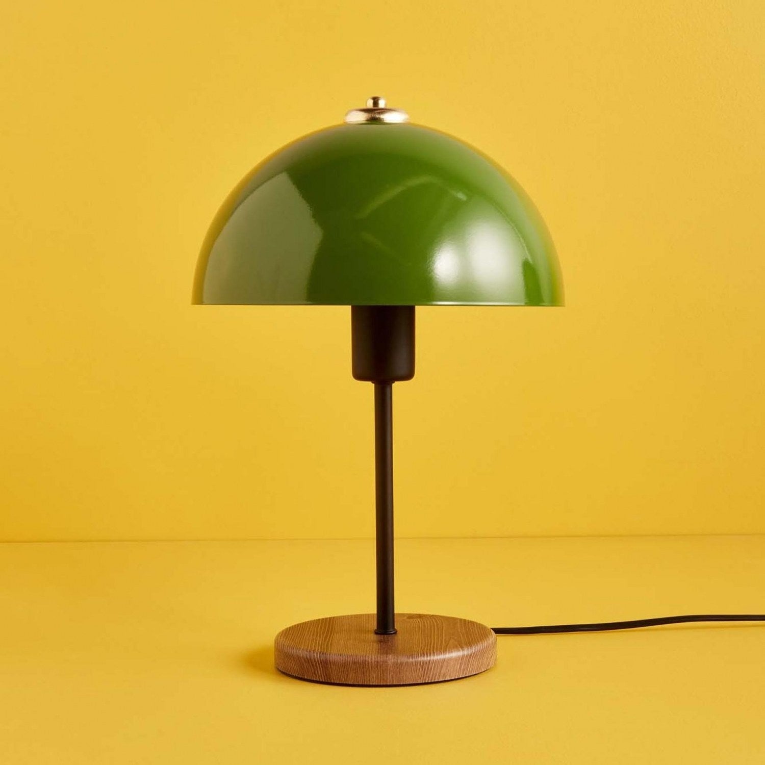Candeeiro de Mesa – 35 cm de Altura – Verde – Metal