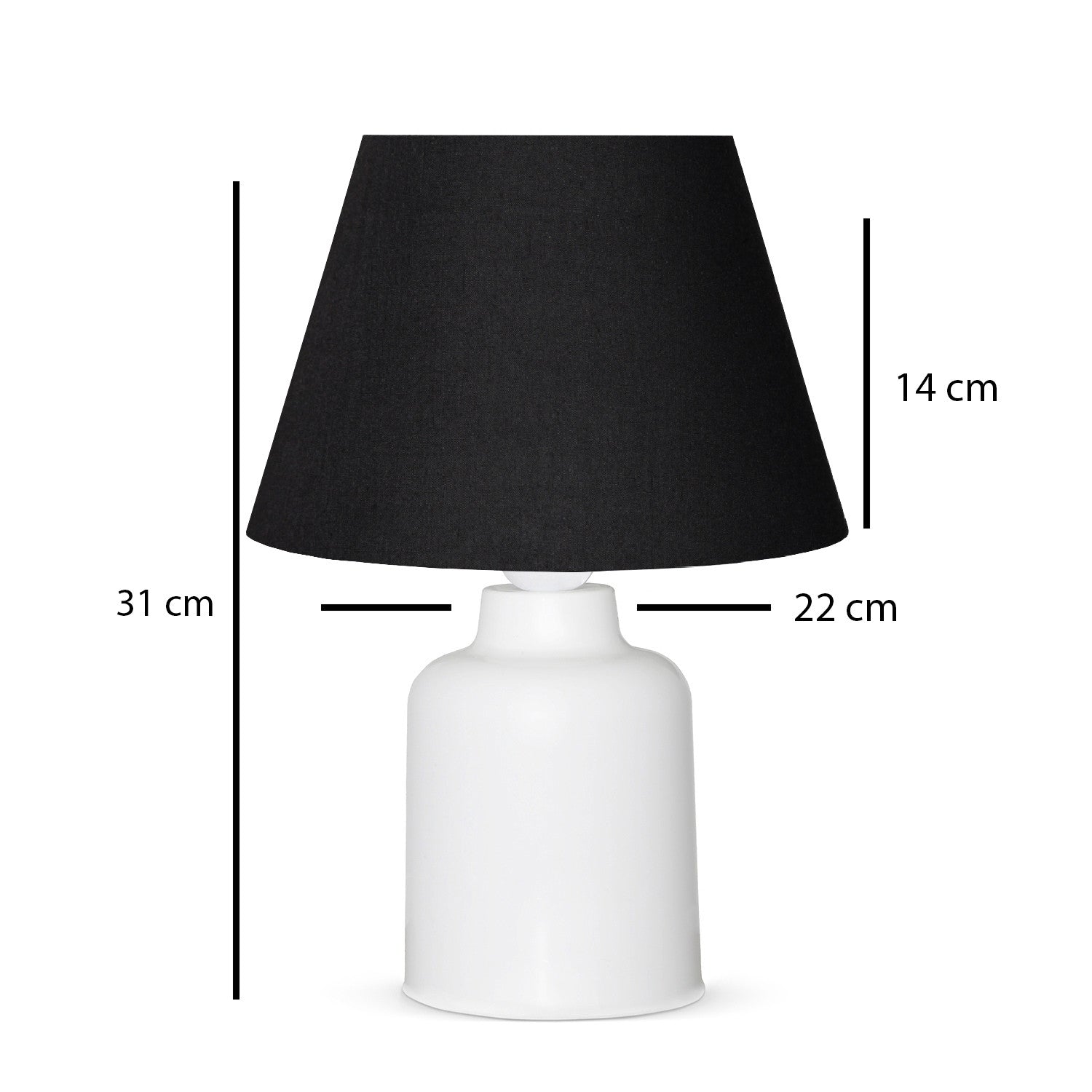 Candeeiro de mesa-AYD-3163-Preto
Branco