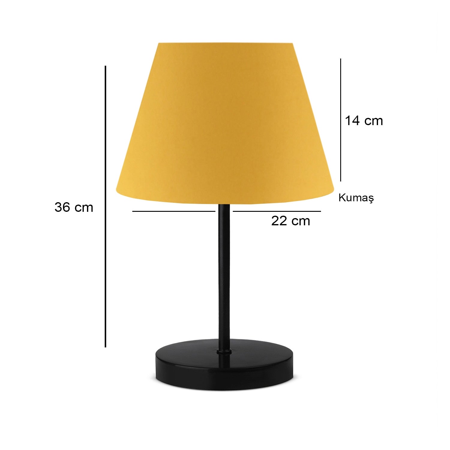 Candeeiro de mesa-AYD-3154-Mostarda
