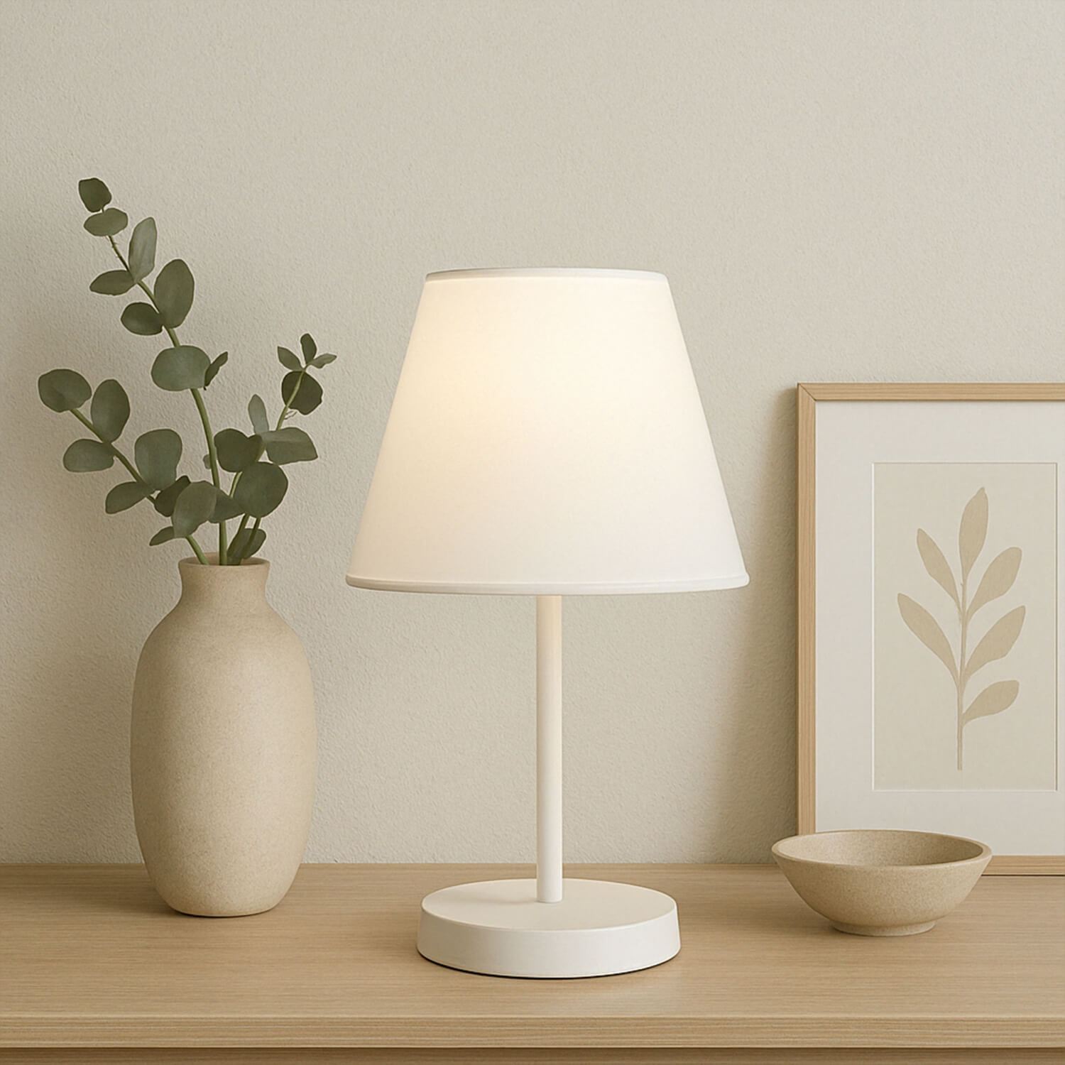 Candeeiro de mesa-AYD-3120-Creme