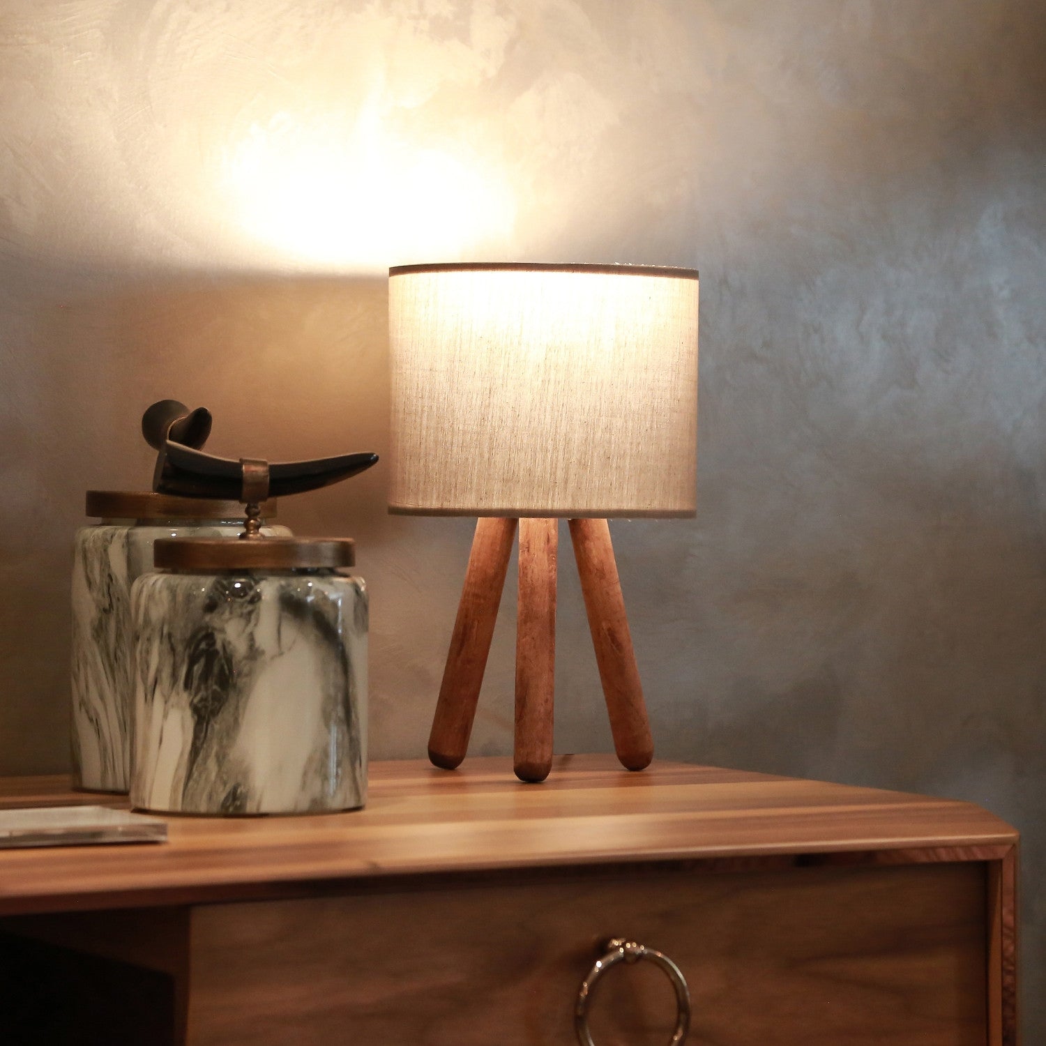 Candeeiro de mesa-AYD-2939-Cinza escuro