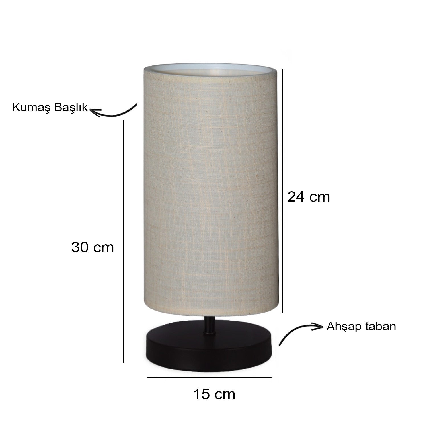 Candeeiro de mesa-AYD-2896-Creme