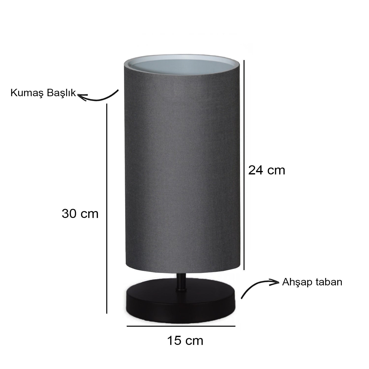 Candeeiro de mesa-AYD-2896-Antracite