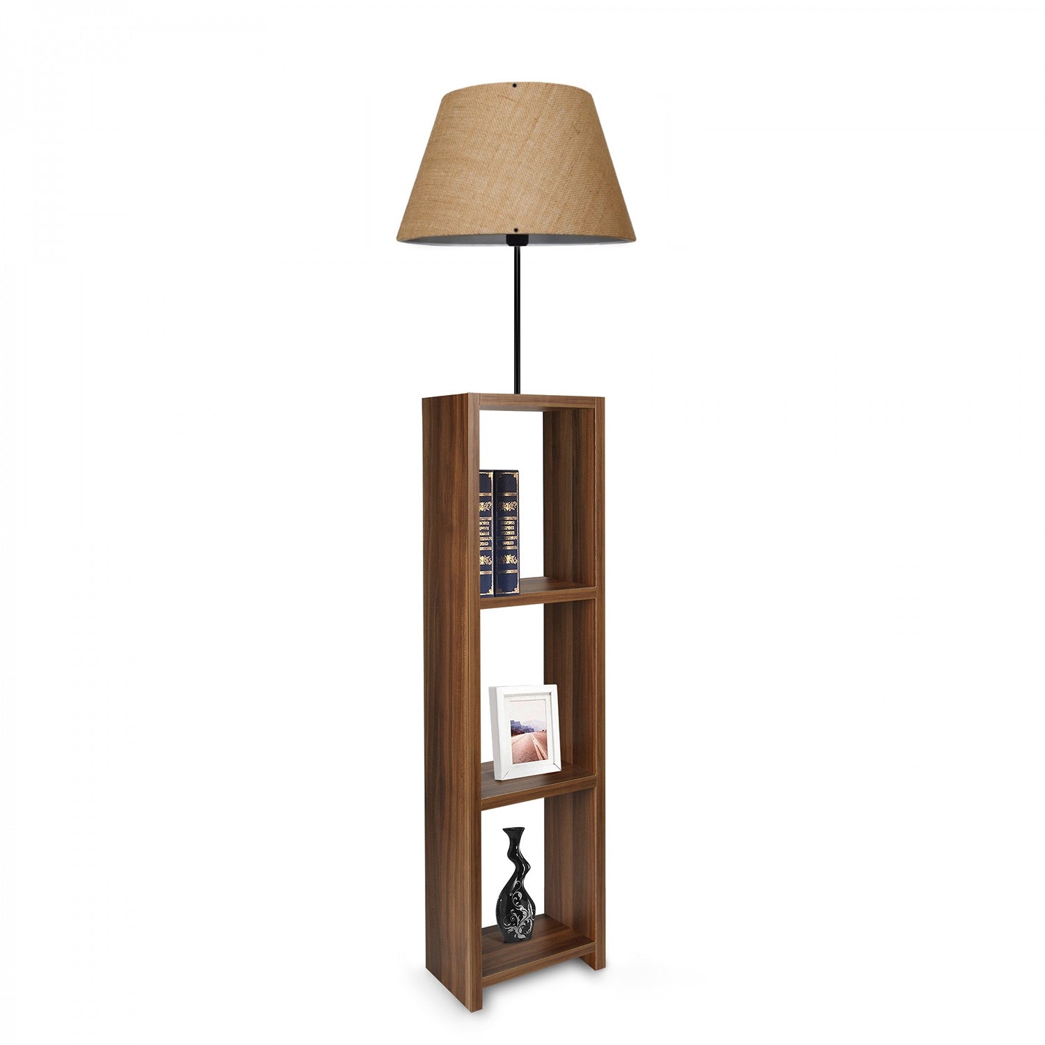Candeeiro de Pé – 150 cm – Creme – Madeira