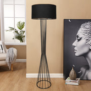 Candeeiro de Pé – 155 cm de altura – Preto – Metal