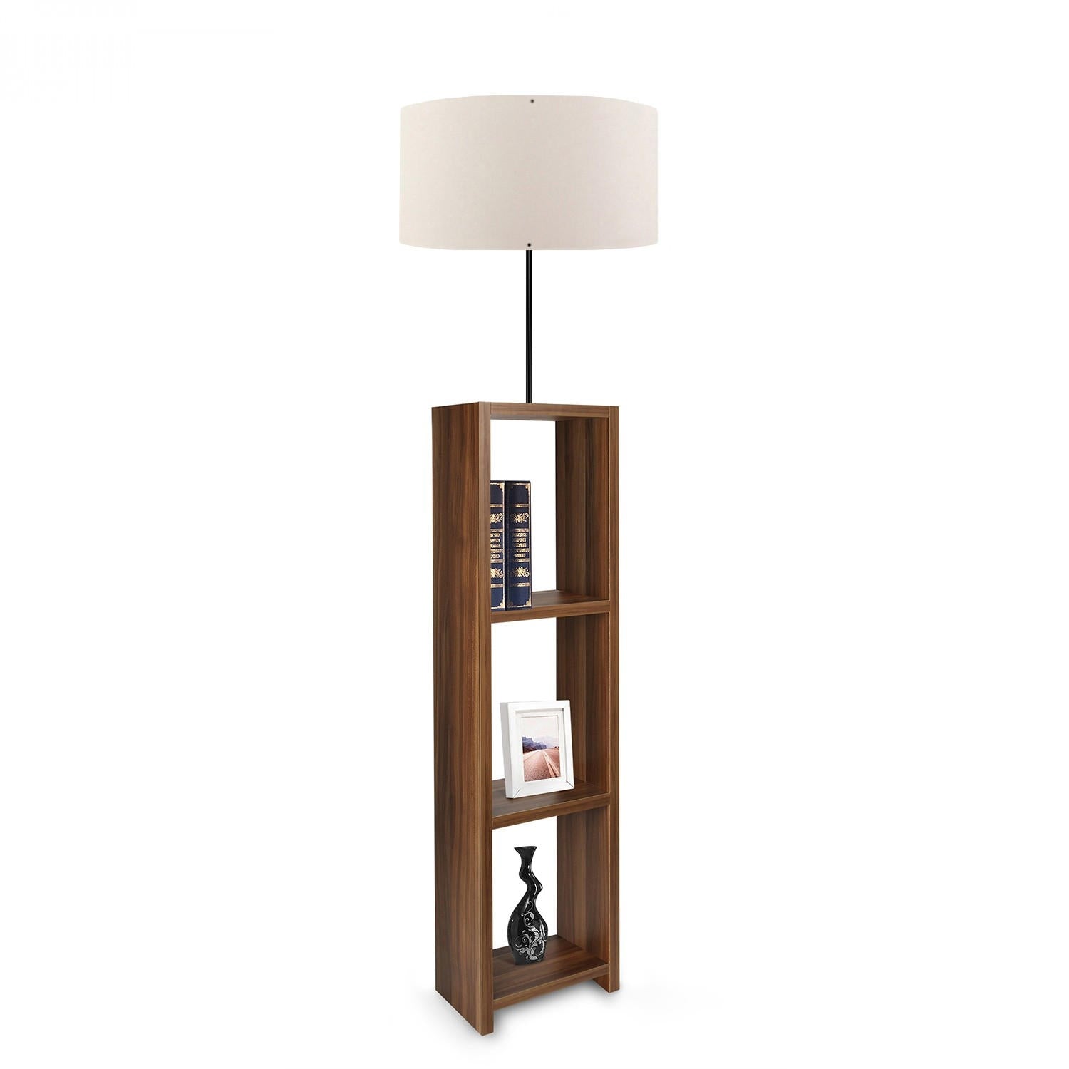 Candeeiro de Pé de madeira – 150 cm – Creme – MDF