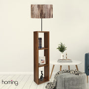 Candeeiro de Pé de madeira – 150 cm – Multicolorido – MDF