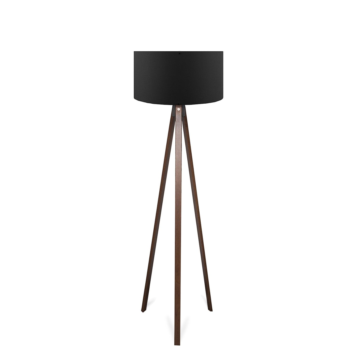 Candeeiro de Pé – 140 cm – Preto – MDF