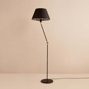Candeeiro de Pé – 150 cm – Preto – PVC e Metal