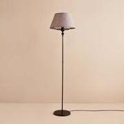 Candeeiro de Pé – 145 cm – Cinza e Preto – PVC e Metal