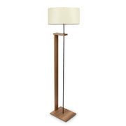 Candeeiro de Pé – 150 cm de altura – cor creme – madeira