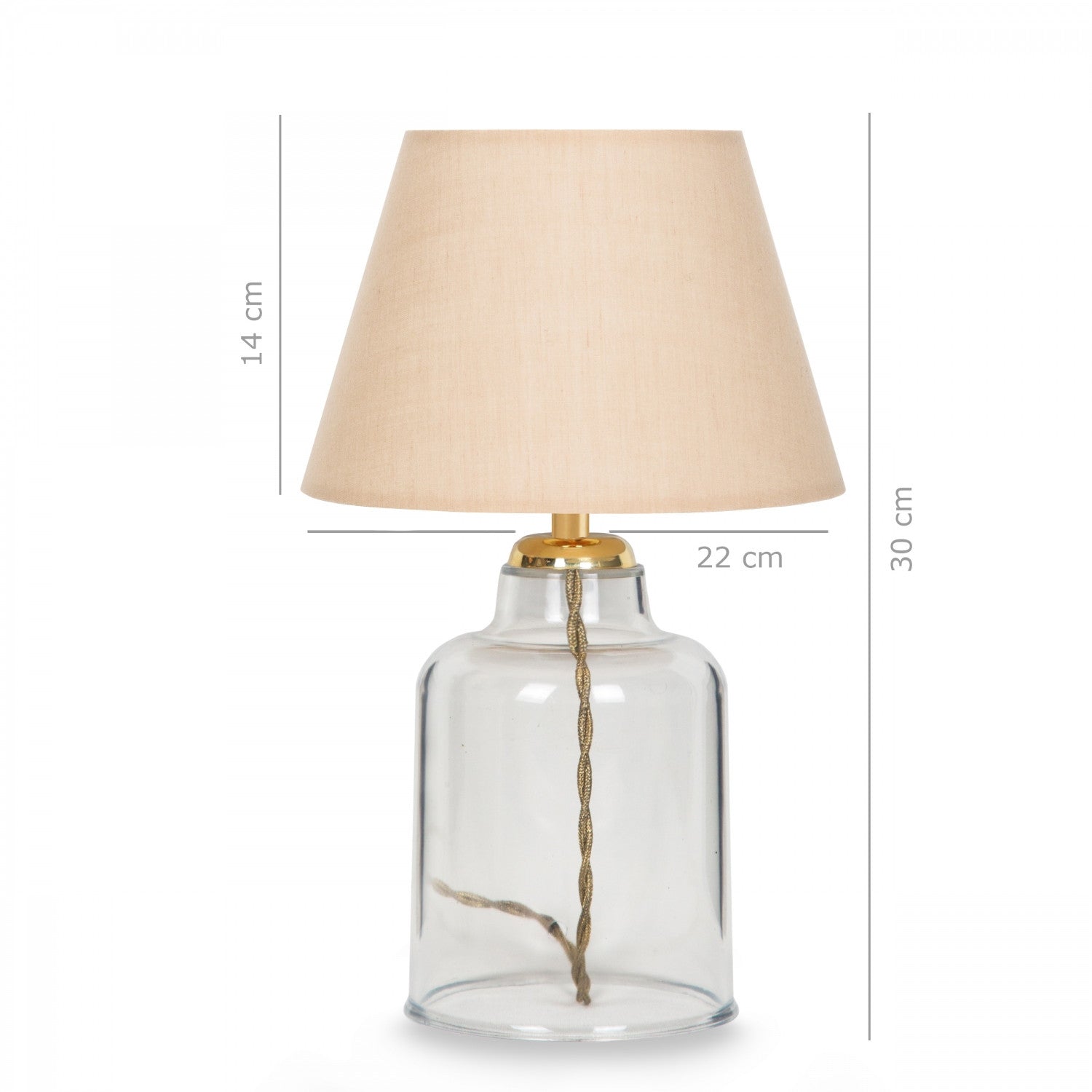 Candeeiro de mesa-AYD-2782-Castanho Claro