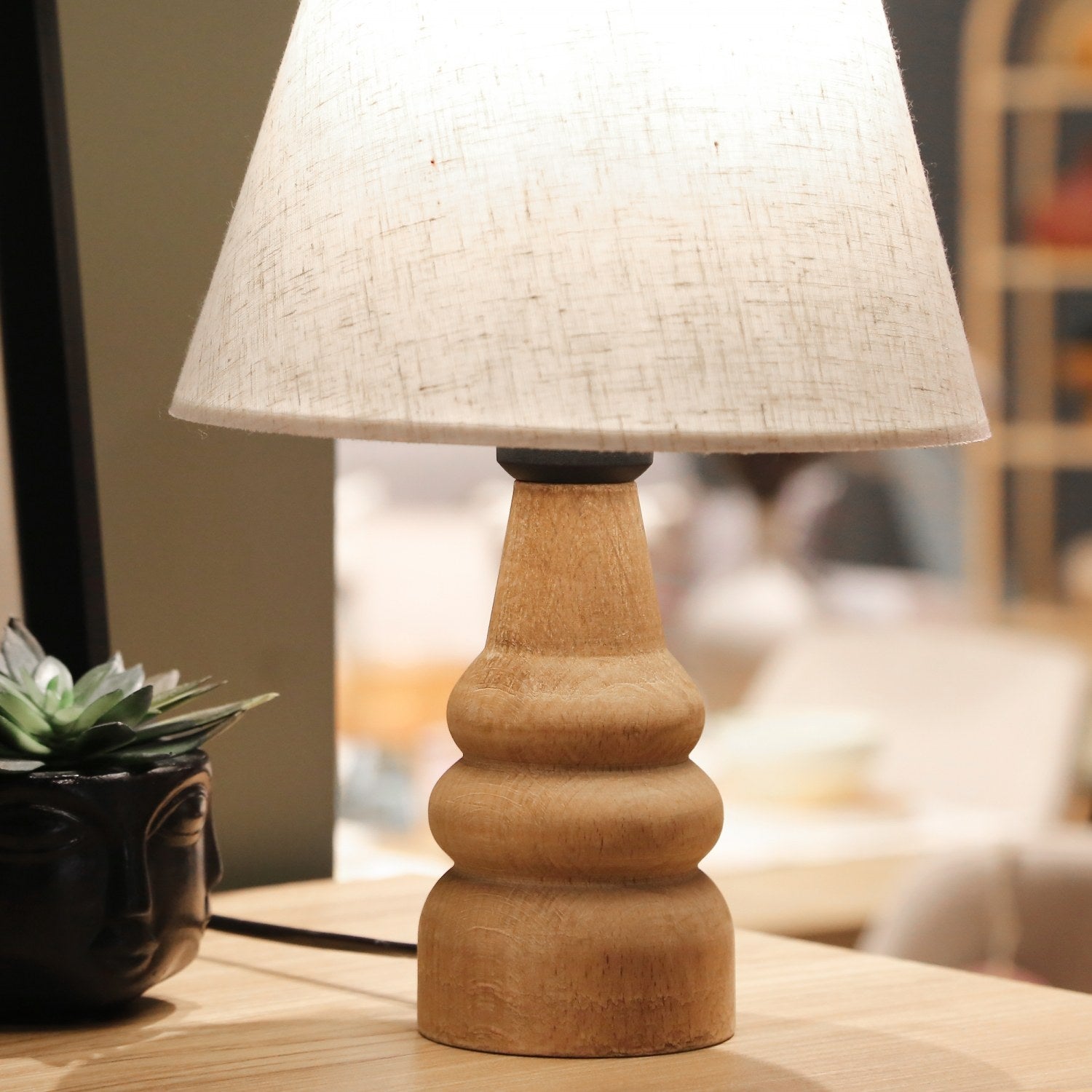 Candeeiro de mesa-AYD-3562-Creme