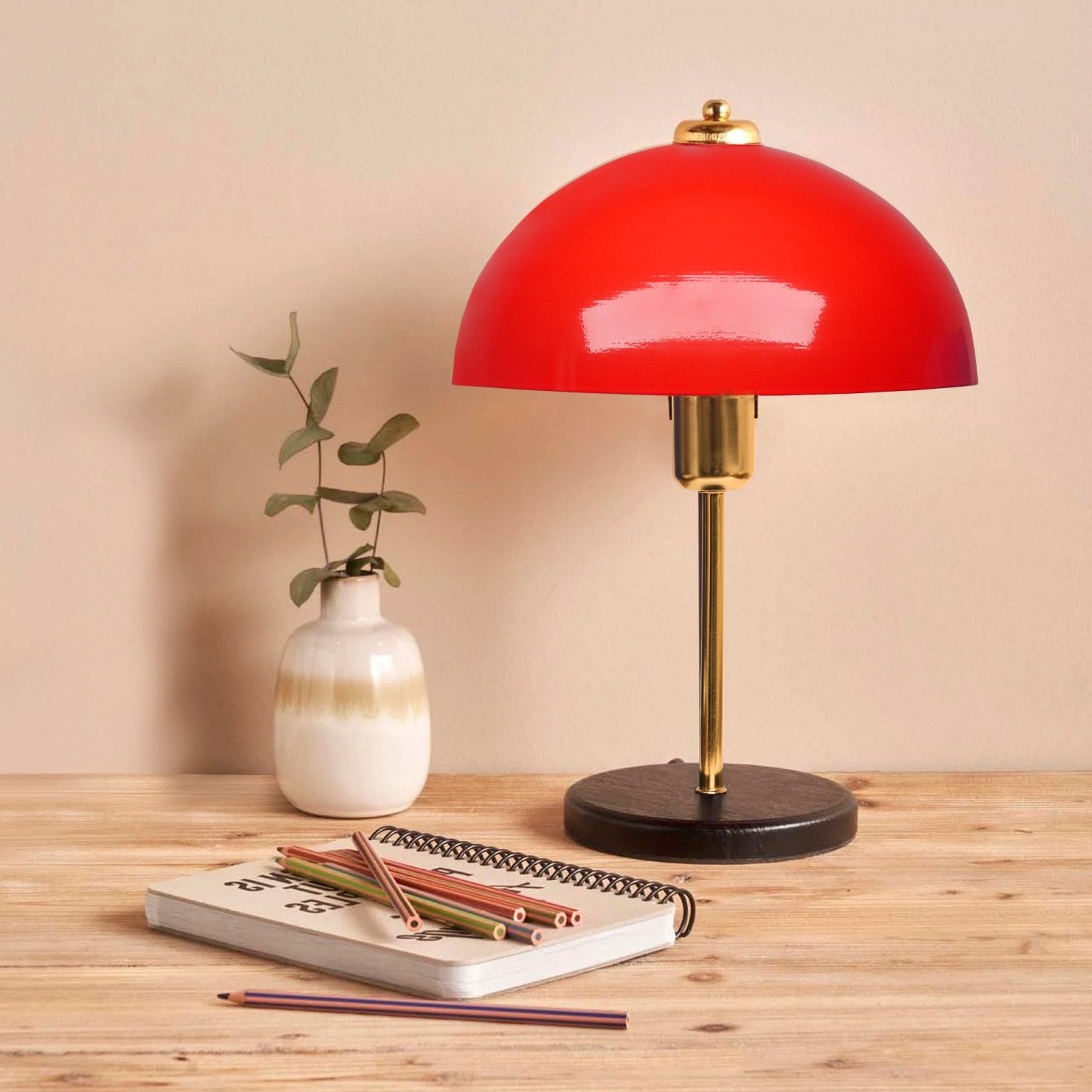 Candeeiro de mesa-AYD-3680-Vermelho
